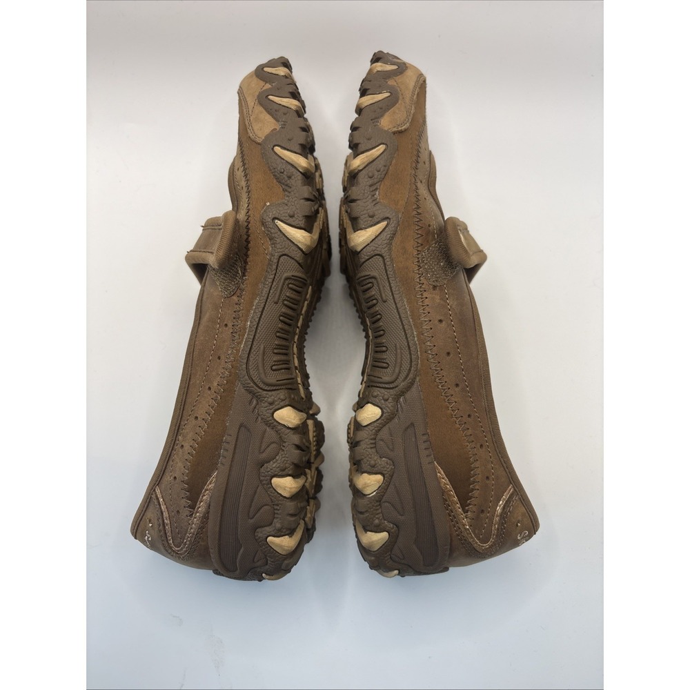 Skechers OG Womens Bikers Mary Jane Shoes Sz 7.5 Brown Casual Comfort NO Insoles - Picture 7 of 9